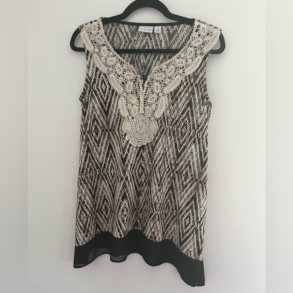 Sleeveless blouse by Kim Rogers